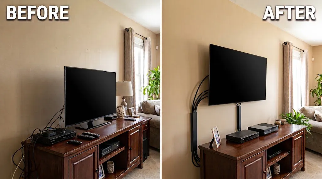 TV mounting project in Tallahassee