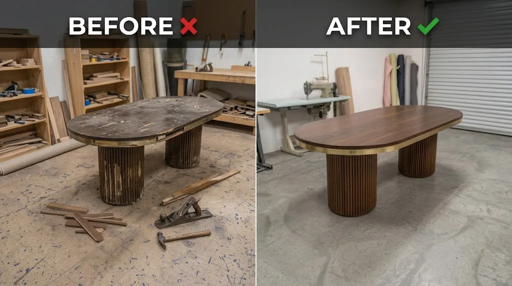 Furniture repair project in Tallahassee