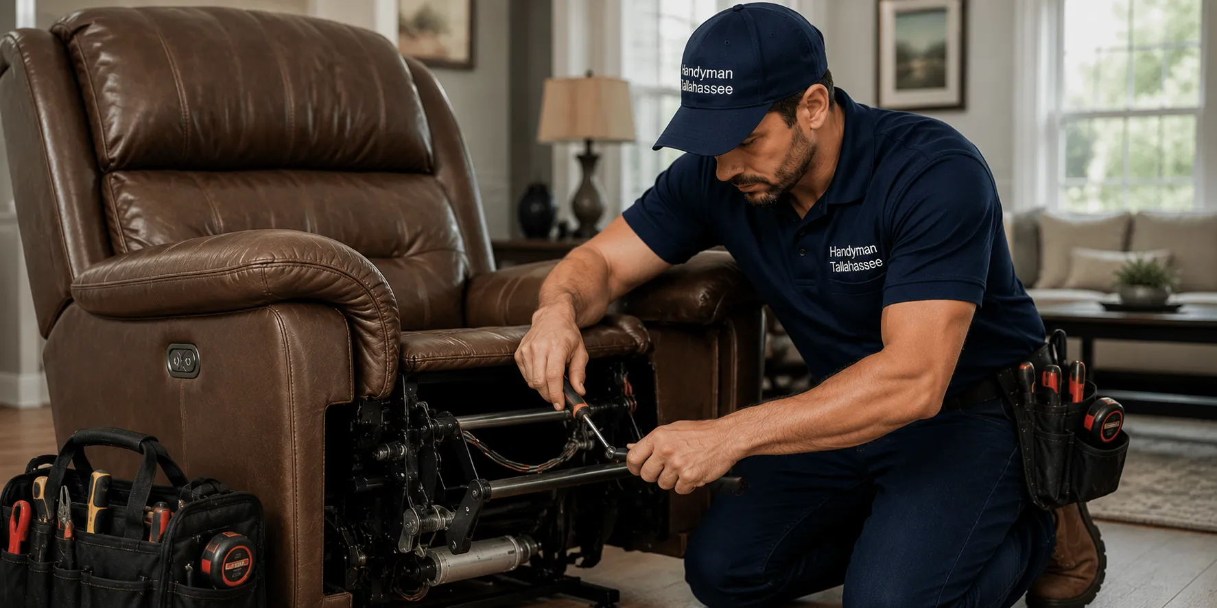 Professional recliner repair and power recliner mechanism restoration