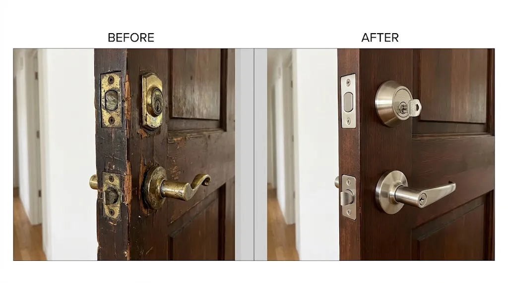 Door installation project in Tallahassee