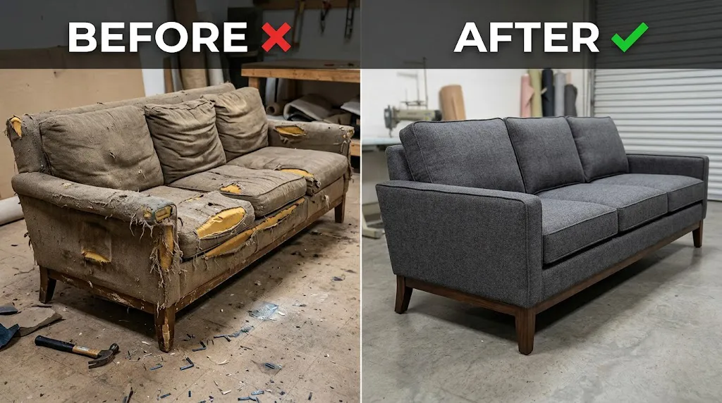 Furniture repair project in Tallahassee