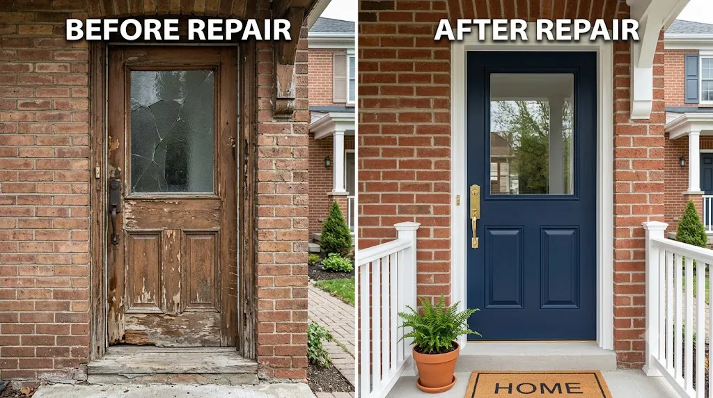 Door installation project in Tallahassee