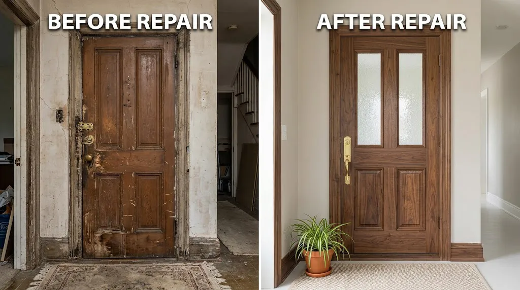Door installation project in Tallahassee