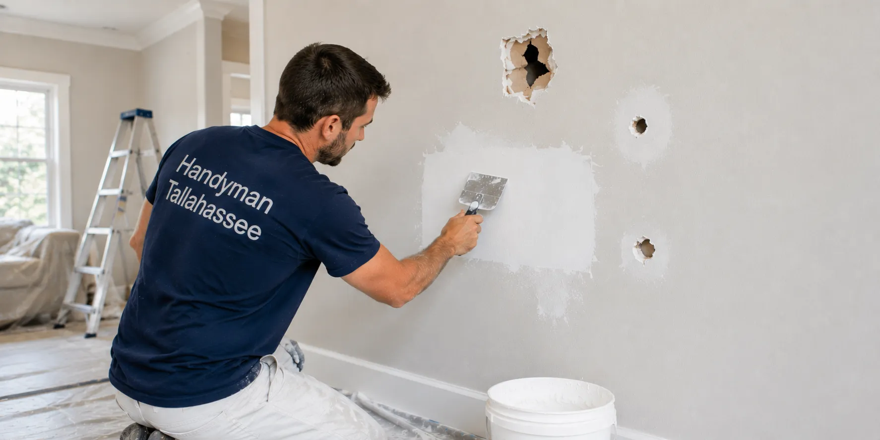 Drywall hole and puncture repair patching