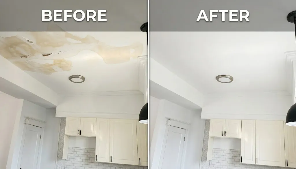 Drywall repair project in Tallahassee