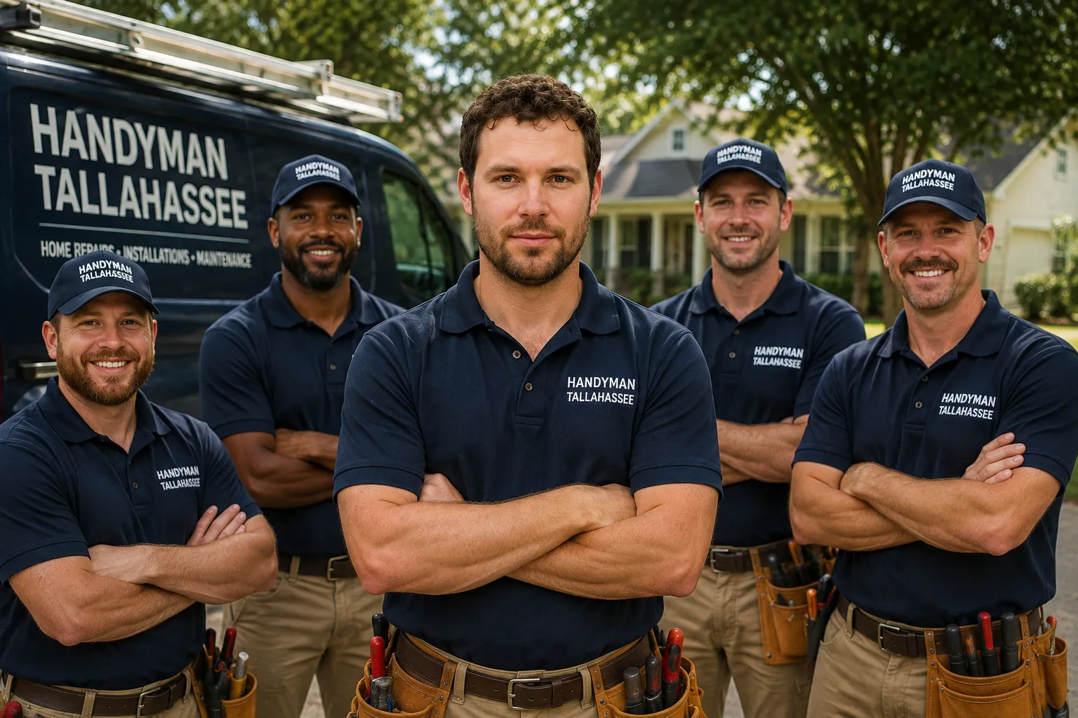 Handyman Tallahassee team on a job site
